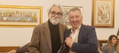 Beppe Vessicchio alla presentazione di ReBarba con Giulio Porzio