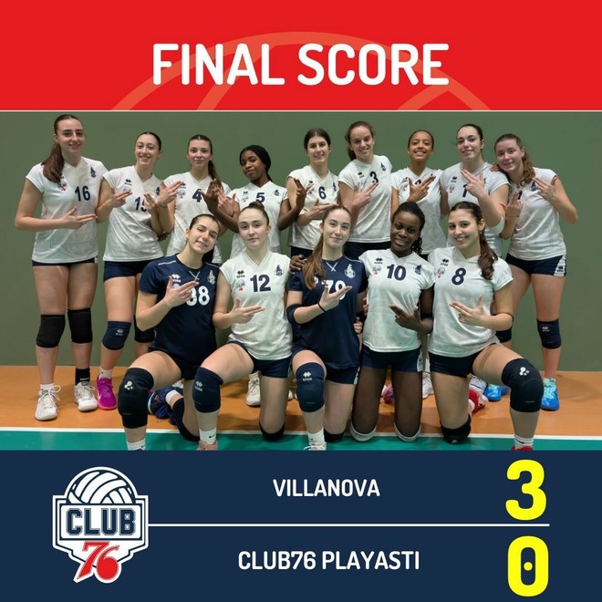 Club76 Playasti, tra gioie e fatiche: l'U16 vince, stop in Serie C