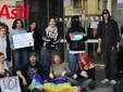 Manifestanti in stazione - Ph. Merfephoto