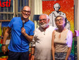 Patrizio Onori con Andrea Olimpi (videomaker) e Barbara Guazzone (Fotografa)