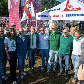 La Lega riunita a Pontida (foto di Alessandro Galbiati)