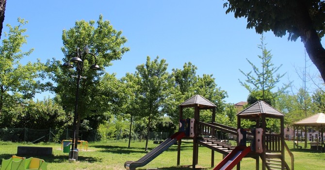 Uno scorcio del parco Valentino