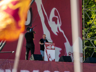 La Lega riunita a Pontida (foto di Alessandro Galbiati) La Lega riunita a Pontida (foto di Alessandro Galbiati)