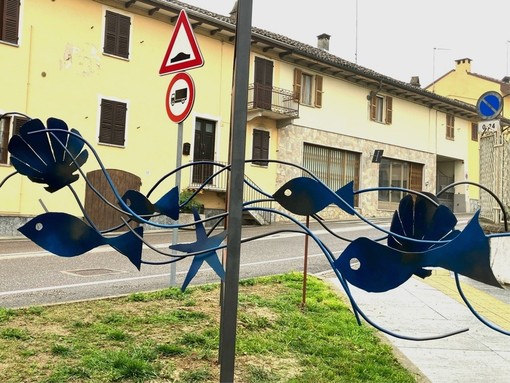 Pesciolini in strada a Villafranca