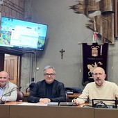 Al centro, l’assessore Gallo con il presidente della Provincia, Rasero e il consigliere Massaglia