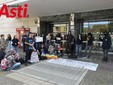 Manifestanti in stazione - Ph. Merfephoto