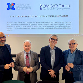 Nella foto, da sinistra: Giovanni Gorgoni, Claudio Lucia, Stefano Tallia e Roberto Frediani