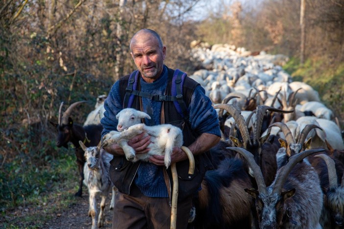 Piero Pons in uno degli scatti di Alessandro Accossato