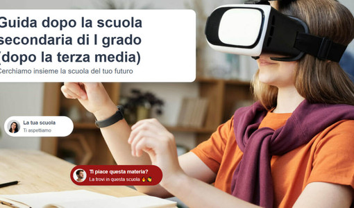 L'immagine in apertura del sito regionale