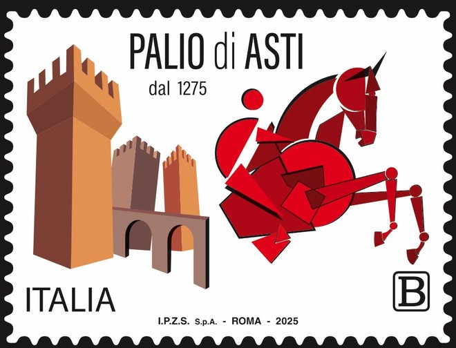Il Palio di Asti diventa francobollo: Poste Italiane celebra la storica corsa con un’emissione nazionale