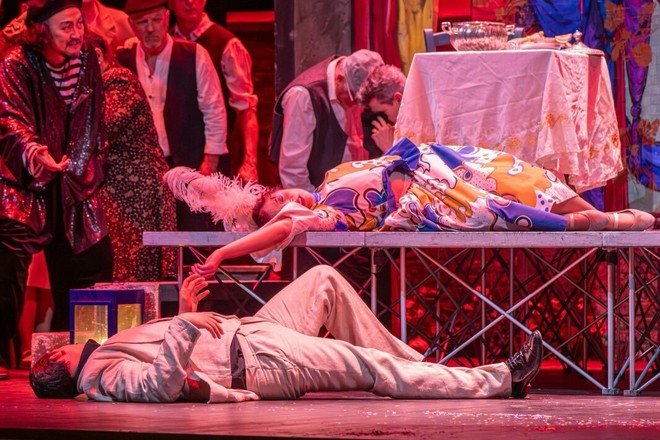 Una scena di Pagliacci