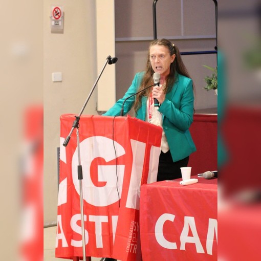 La segretaria generale Slc Cgil Patrizia Bortolin