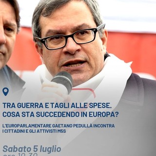 Gaetano Pedullà ad Asti: un incontro con i cittadini contro la corsa agli armamenti