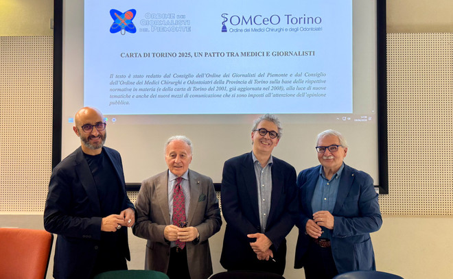 Nella foto, da sinistra: Giovanni Gorgoni, Claudio Lucia, Stefano Tallia e Roberto Frediani