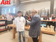 Lo chef Simone Grazioso intervistato dal giornalista Filippo Larganà