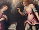 Particolare di una delle opere del Caccia a tema Annunciazione Particolare di una delle opere del Caccia a tema Annunciazione