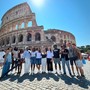 Corinna con gli amici americani Corinna con gli amici americani