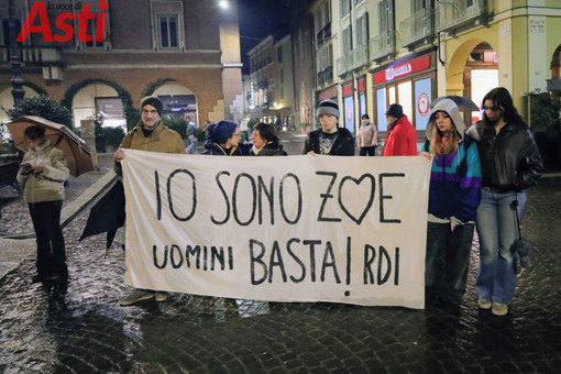 Il presidio astigiano per Zoe