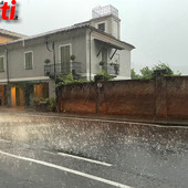 Pioggia e grandine a Canelli