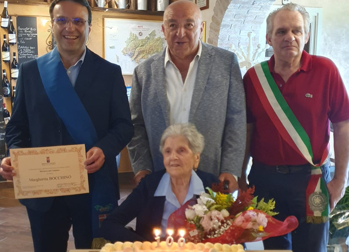 Margherita Bocchino, nuova centenaria dell’Astigiano: una vita tra le vigne di Cassinasco Margherita Bocchino, nuova centenaria dell’Astigiano: una vita tra le vigne di Cassinasco