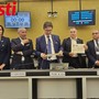 Alcune immagini della presentazione torinese
