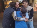 Giulia Tomarelli con i tre figli