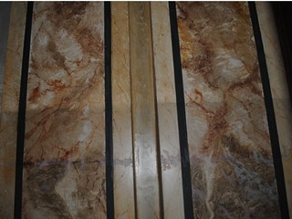 Pulitura parziale lesene