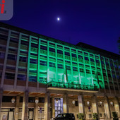 La prefettura si "tinge" di verde (MerfePhoto)