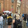Il presidio dei lavoratori precari della cultura