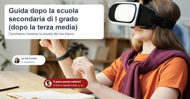 L'immagine in apertura del sito regionale