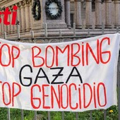 Un'immagine di archivio di una delle molte manifestazioni per la tregua nella striscia di Gaza (Merphefoto)