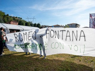La Lega riunita a Pontida (foto di Alessandro Galbiati) La Lega riunita a Pontida (foto di Alessandro Galbiati)