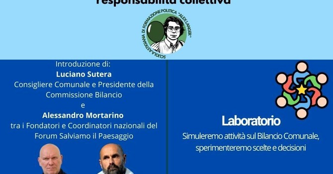 Ad Asti la politica si impara analizzando le risorse comuni