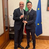 con il Questore del Senato, Sen. Gaetano Nastri