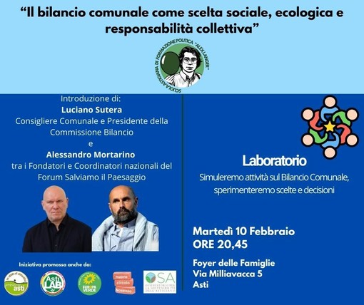 Ad Asti la politica si impara analizzando le risorse comuni