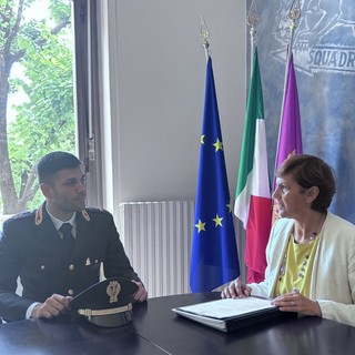 Il commissario Camardella a colloquio con il questore Marina Di Donato