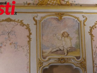Immagini della presentazione dei lavori di restauro del Salone