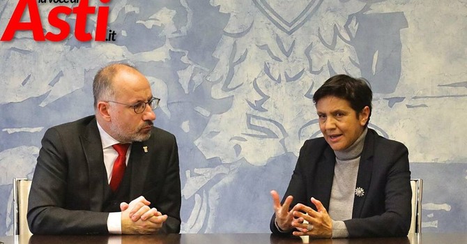 il sindaco Maurizio Rasero con il questore Marina Di Donato il sindaco Maurizio Rasero con il questore Marina Di Donato