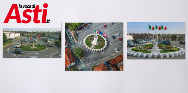 Collage dei render grafici presentati durante l'incontro