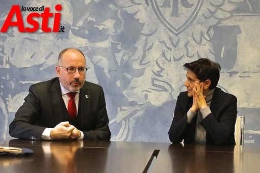 Il sindaco Rasero e il questore Marina Di Donato nel corso di un incontro (immagine d'archivio)