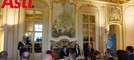 Immagini della presentazione dei lavori di restauro del Salone