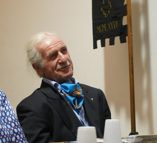 Renato Magari durante l'ultima visita a Legnano Renato Magari durante l'ultima visita a Legnano