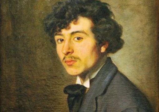 Ritratto di un giovane Giuseppe Manzone opera del 1908 di Paolo Arri