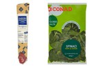 Conad richiama lotti di spinaci e strolghino per possibile presenza del batterio della Listeria