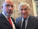 Rasero con il ministro degli Esteri Antonio Tajani