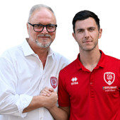 Moreo con Bruno Scavino, presidente dell'Asti