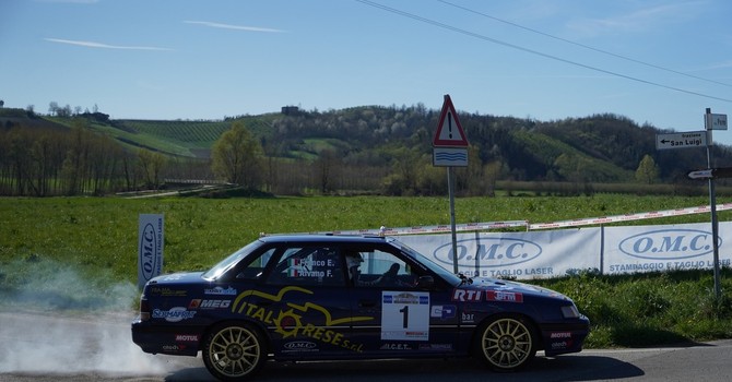 Emanuele Franco - Flavio Aivano su Subaru Legacy (Foto Marco Casetta )