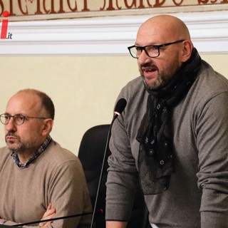 Roberto Sabatini al momento del suo insediamento