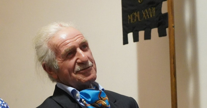 Renato Magari durante l'ultima visita a Legnano Renato Magari durante l'ultima visita a Legnano