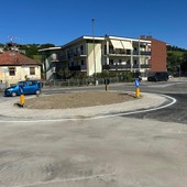 La rotatoria tra via Rio Misureto e via Verdi era stata chiusa per i lavori dello scolmatore La rotatoria tra via Rio Misureto e via Verdi era stata chiusa per i lavori dello scolmatore